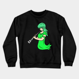 Clarinetist girl Crewneck Sweatshirt